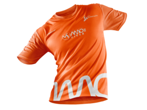 CAMISETA AMO VIVER - SUPERAÇÃO - LARANJA